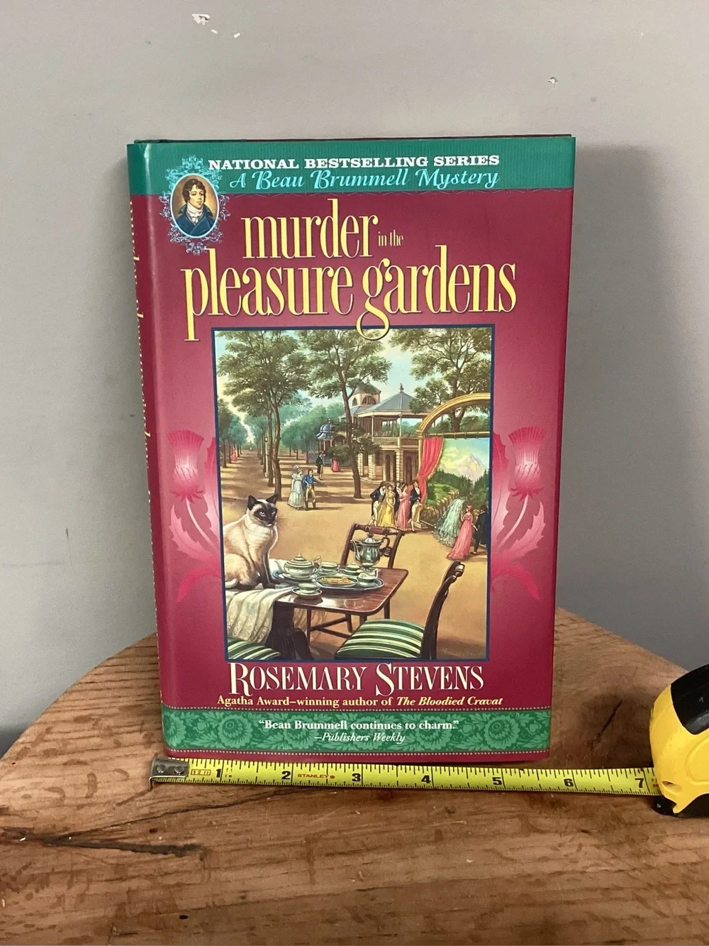 🟢 Vintage - Murder in the Pleasure Gardens by Rosemary Stevens - Hardback